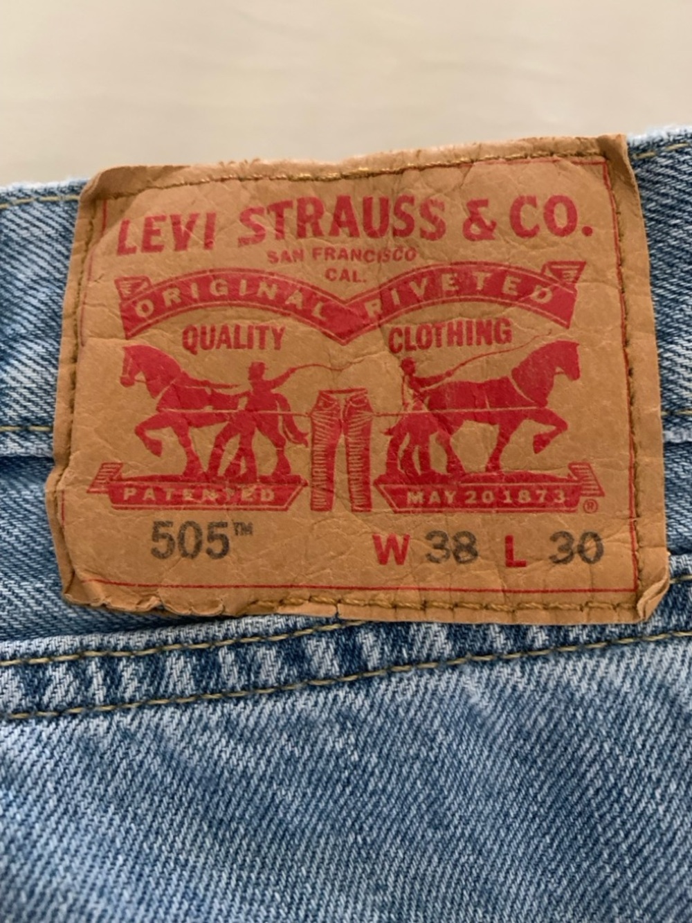 Levi's Men's Straight Jeans - Light Blue Denim